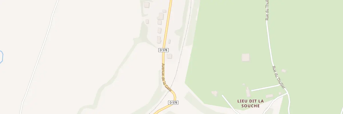 Plan du 31 Av de la Gare à Pontgibaud