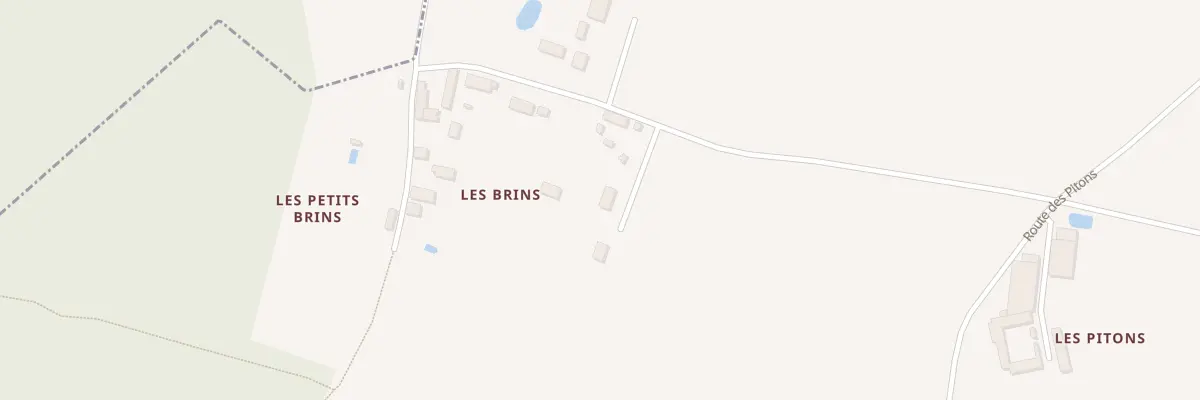 Plan du 313 Les Brins à Louzouer