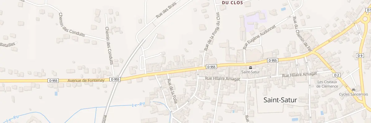 Plan du 58 Rue du Commerce à Saint-Satur