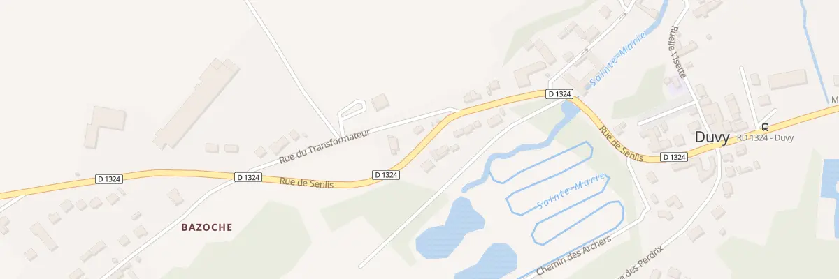 Plan du 1 Rue du Transformateur à Duvy