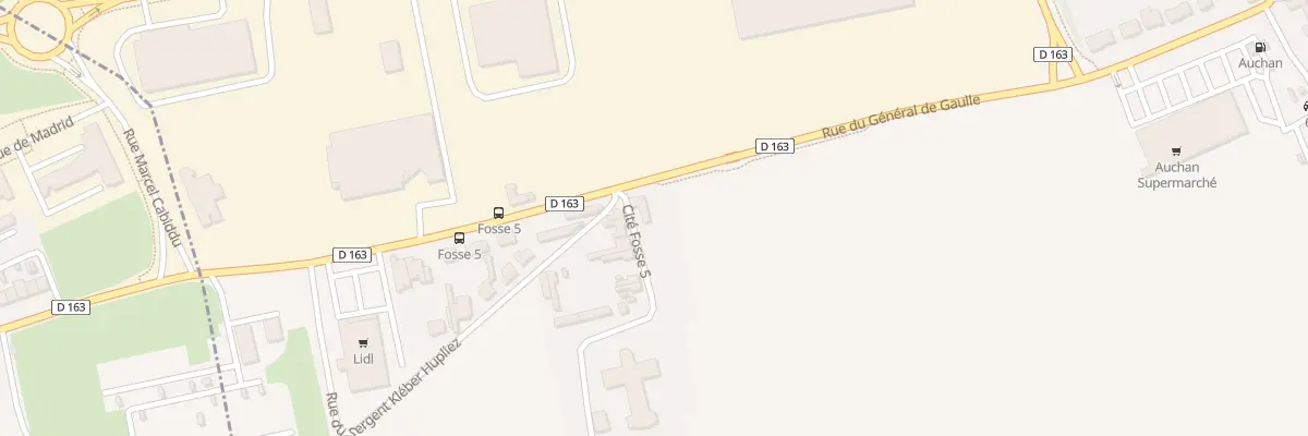 Plan du 8 Rue du Général de Gaulle à Billy-Berclau