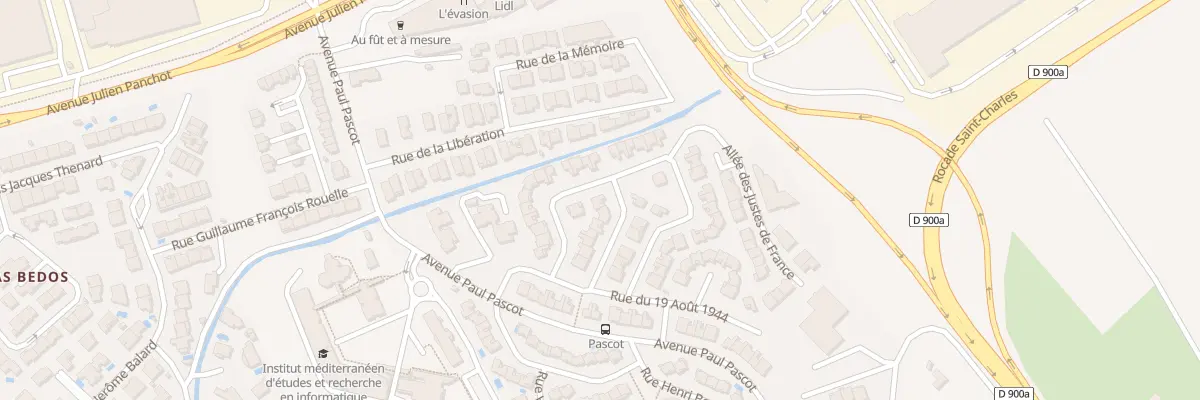 Plan du 5 Rue des Fusilles Juillet 1944 à Perpignan