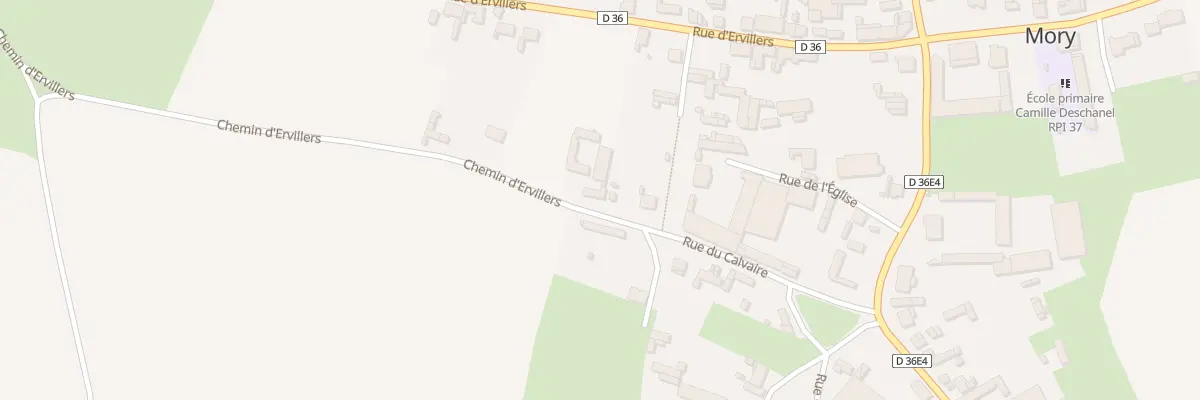 Plan du 9 Rue du Calvaire à Mory