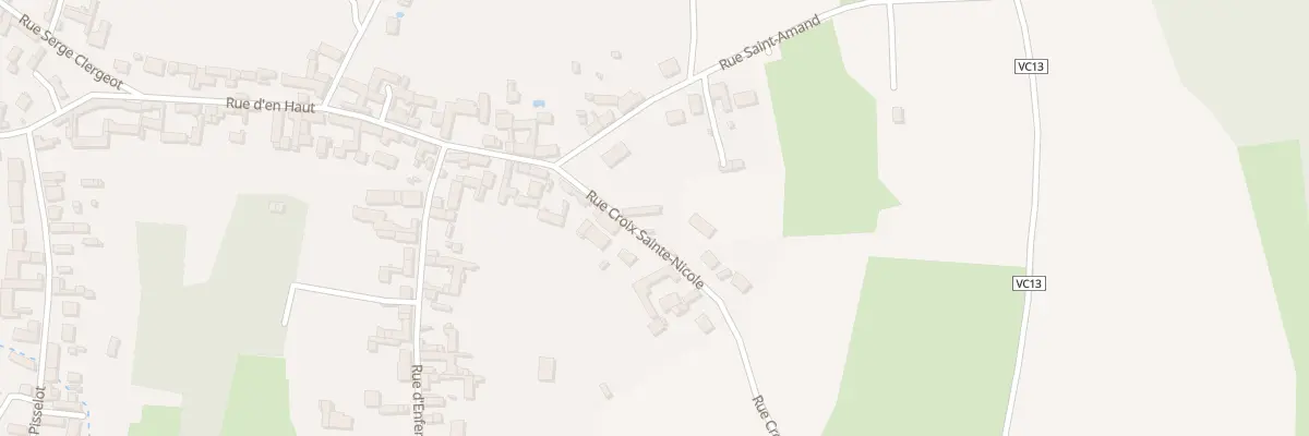 Plan du 68 Rue de la Croix Ste Nicole à Chevincourt