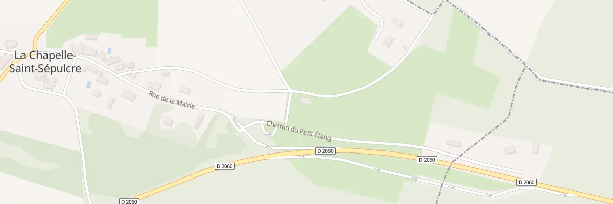 Plan du 5020 Vallee du Petit Etang à La Chapelle-Saint-Sépulcre