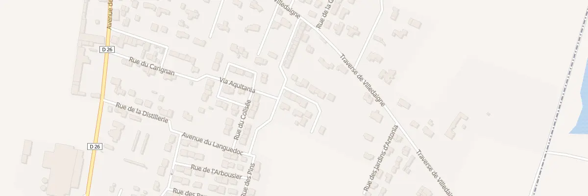 Plan du 4 Rue des Muriers à Canet