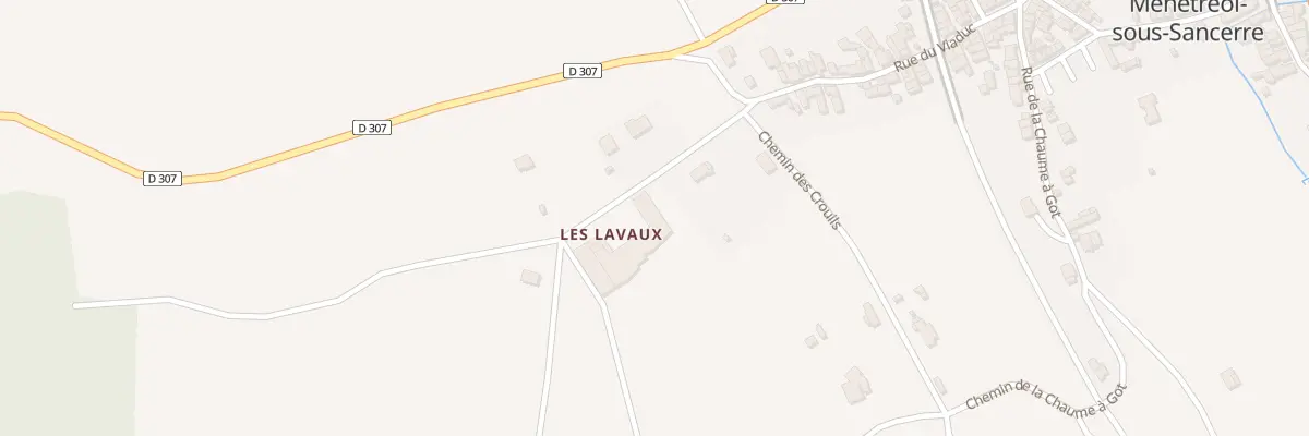 Plan du 7 Che de Lavau à Ménétréol-sous-Sancerre