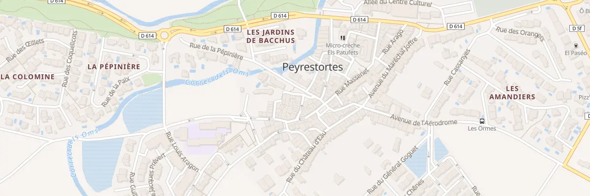 Plan du 1 Pl des Ecoles à Peyrestortes