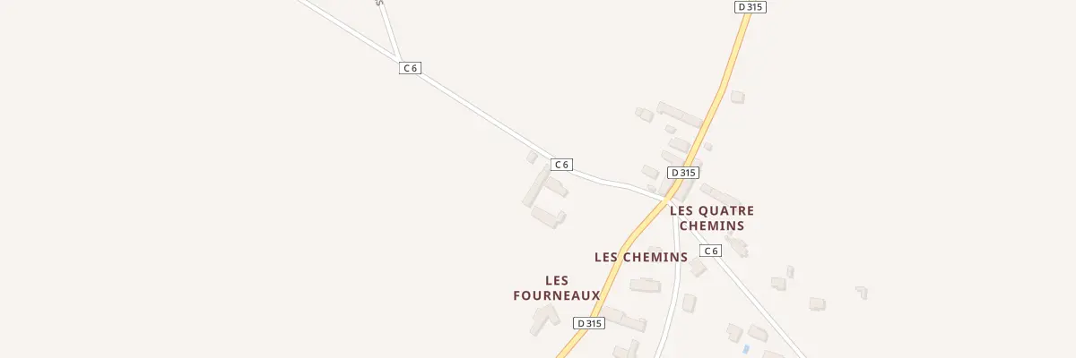 Plan du 6 Les Fourneaux à Griselles