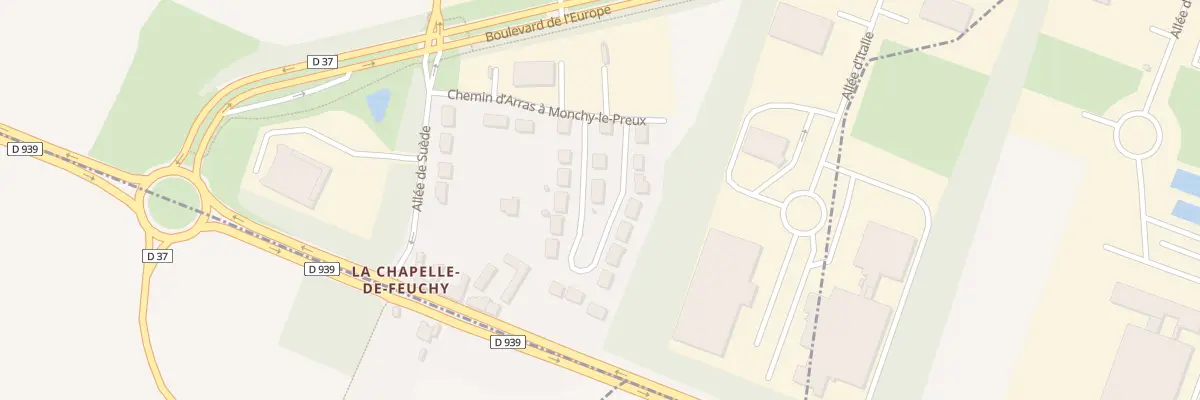 Plan du 19 Les Violettes à Feuchy