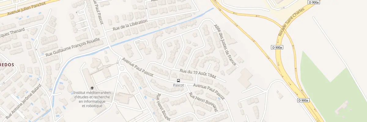 Plan du 3 Rue Medailles de la Resistance à Perpignan