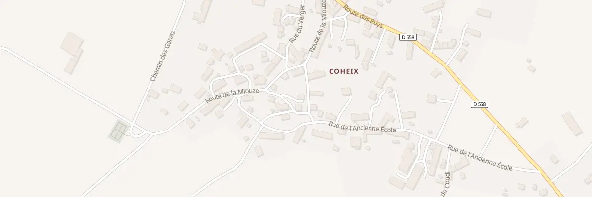 Plan du 3 Rue du Calvaire Vge Coheix à Mazaye