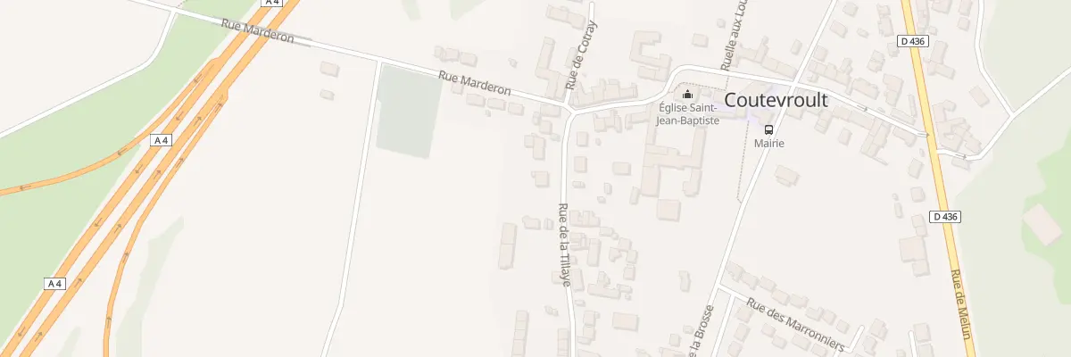 Plan du 10 Rue de la Tillaye à Coutevroult