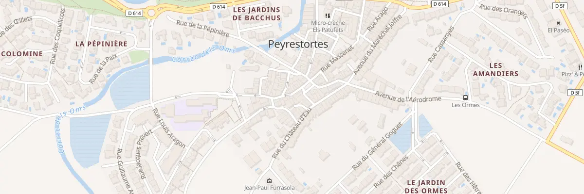 Plan du 5 Rue de la Révolution Française à Peyrestortes