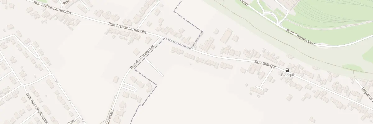 Plan du 123 Rue Blanqui à Méricourt