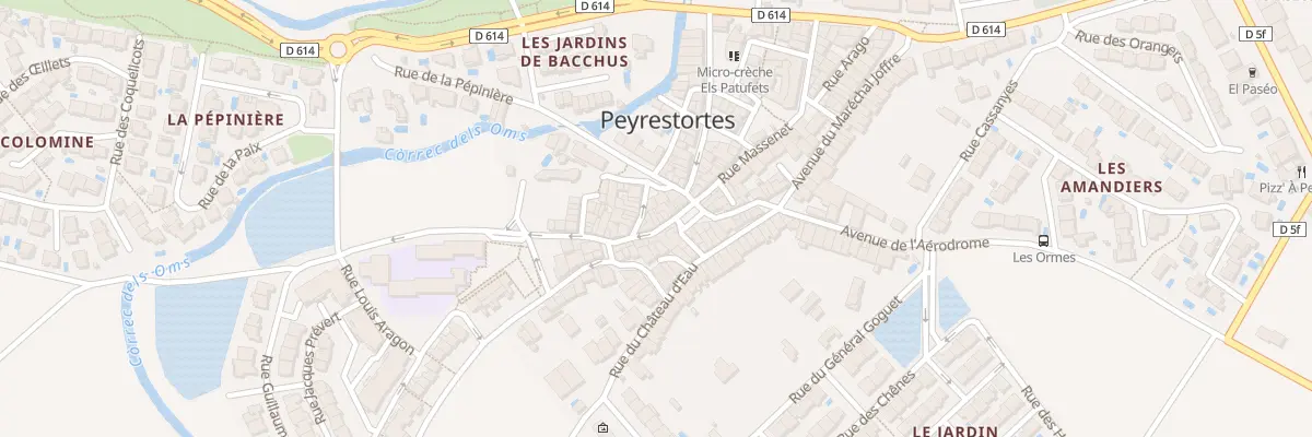 Plan du 6 Rue de la Révolution Française à Peyrestortes