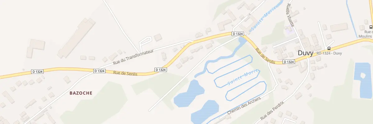 Plan du 44 Rue de Senlis à Duvy