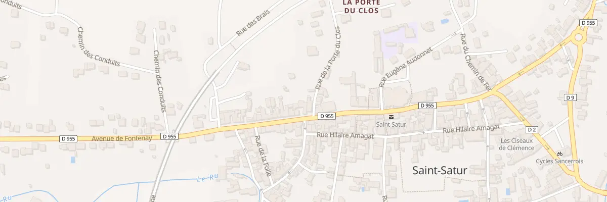 Plan du 50 Rue du Commerce à Saint-Satur