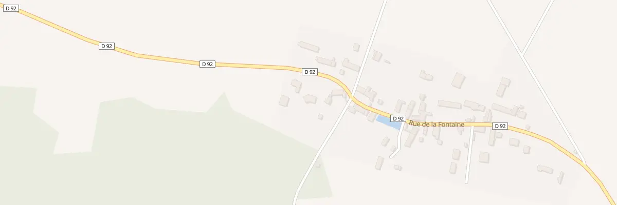 Plan du 55B Rue de la Fontaine à Villemaréchal