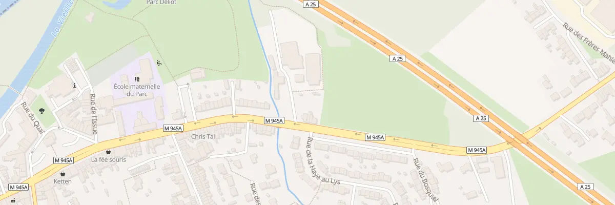 Plan du 317 Rue d’Armentières à Erquinghem-Lys