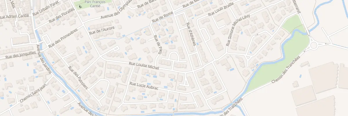Plan du 11 Rue Louise Michel à Saint-Estève
