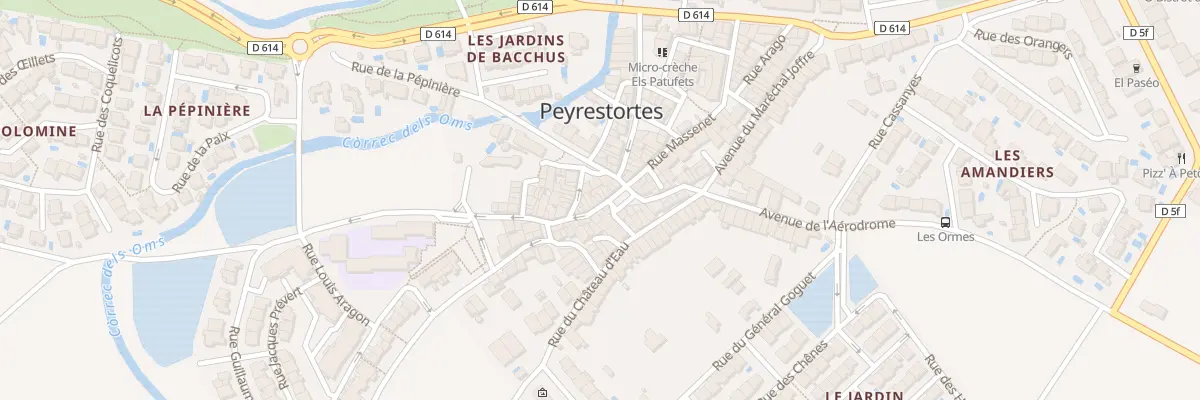 Plan du 2 Rue de la Révolution Française à Peyrestortes
