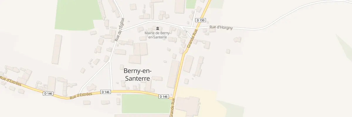 Plan du 8 Gr Grande Rue à Berny-en-Santerre