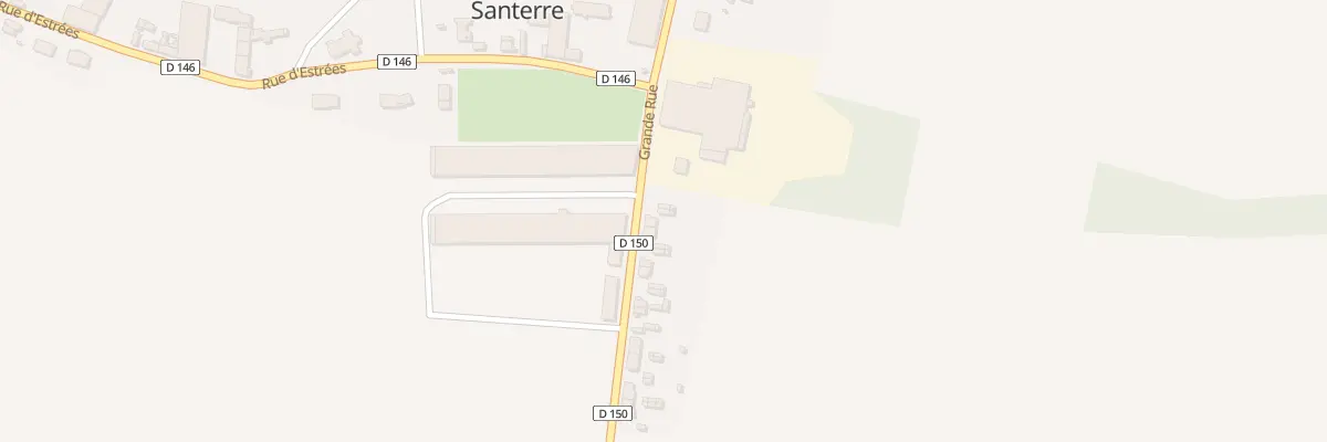 Plan du 13 Gr Grande Rue à Berny-en-Santerre