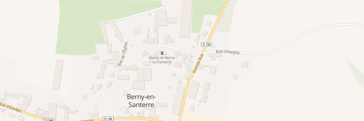 Plan du 14 Rue du 22 Eme Rmve à Berny-en-Santerre
