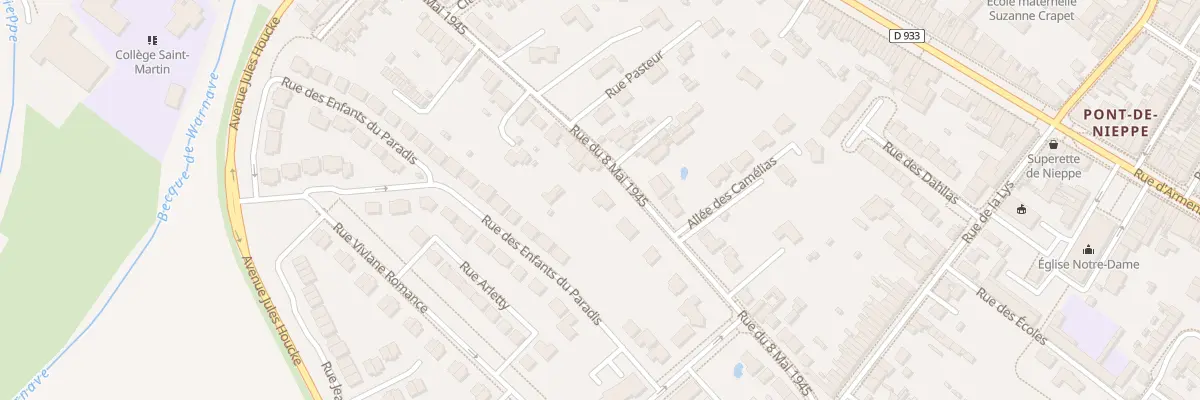Plan du 231 Rue du 8 Mai 1945 à Nieppe