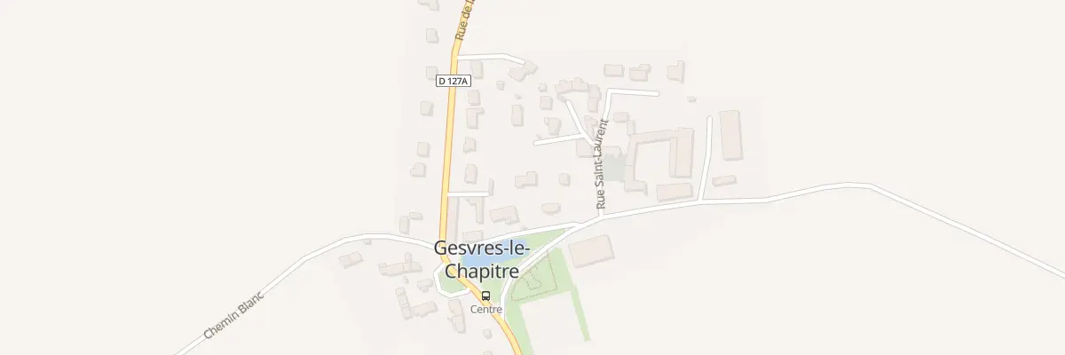 Plan du 9 Rue André Maurice à Gesvres-le-Chapitre