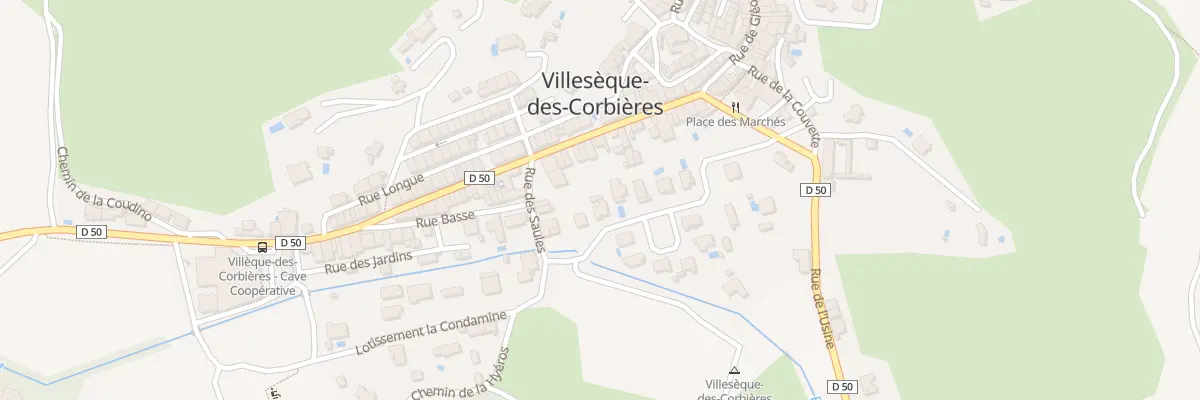 Plan du 14 Rue de la Fontaine des Prés à Villesèque-des-Corbières