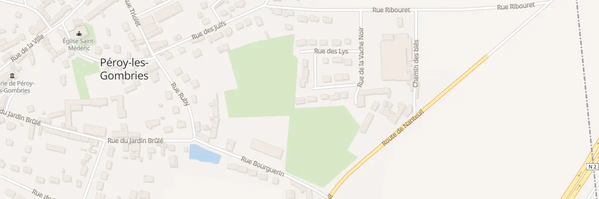 Plan du 93 Rue du Muguet à Péroy-les-Gombries