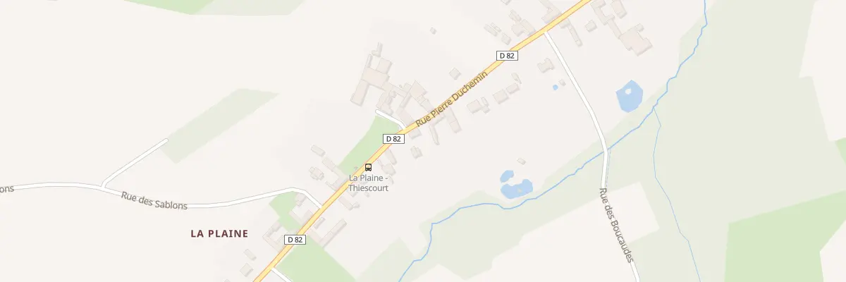 Plan du 83 Rue Pierre Duchemin à Thiescourt