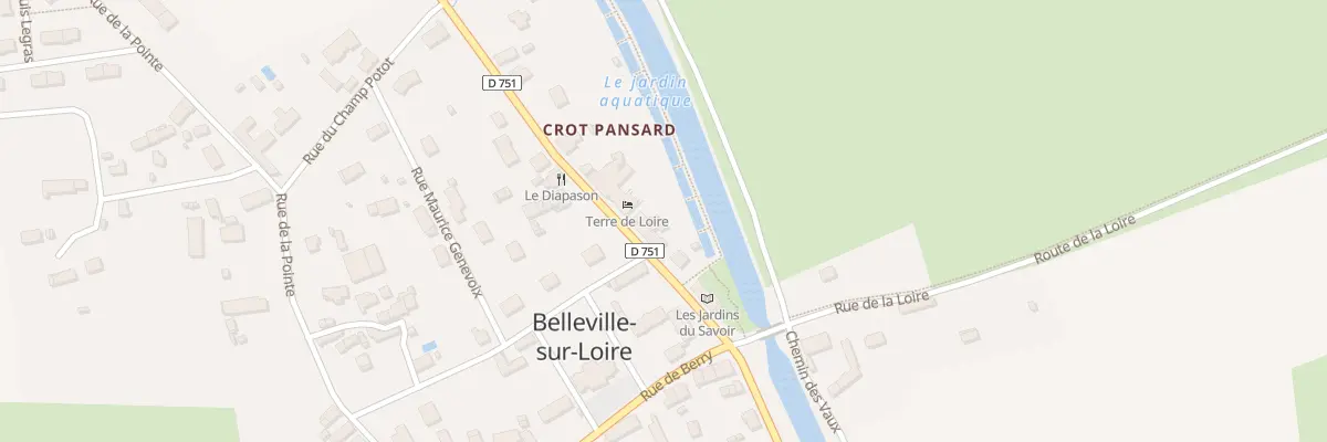 Plan du 8 Rte de Beaulieu à Belleville-sur-Loire