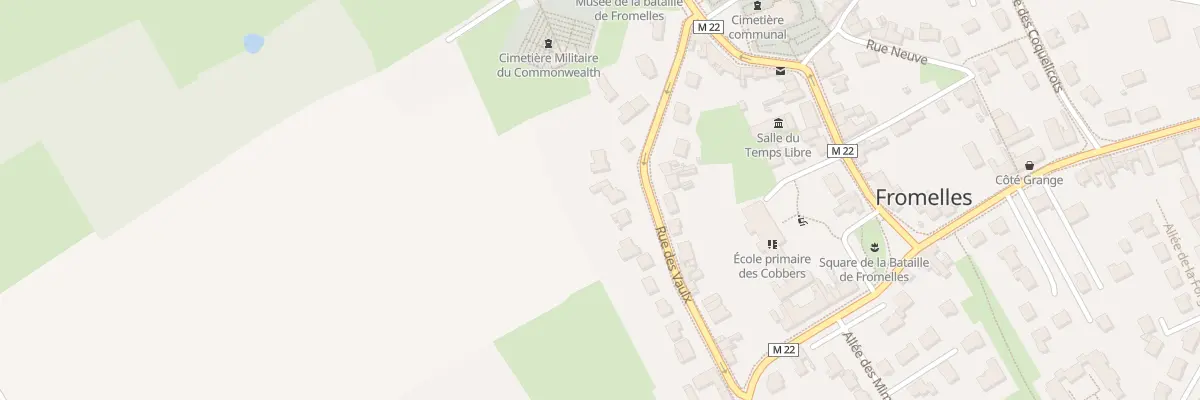 Plan du 18 Rue des Vaulx à Fromelles