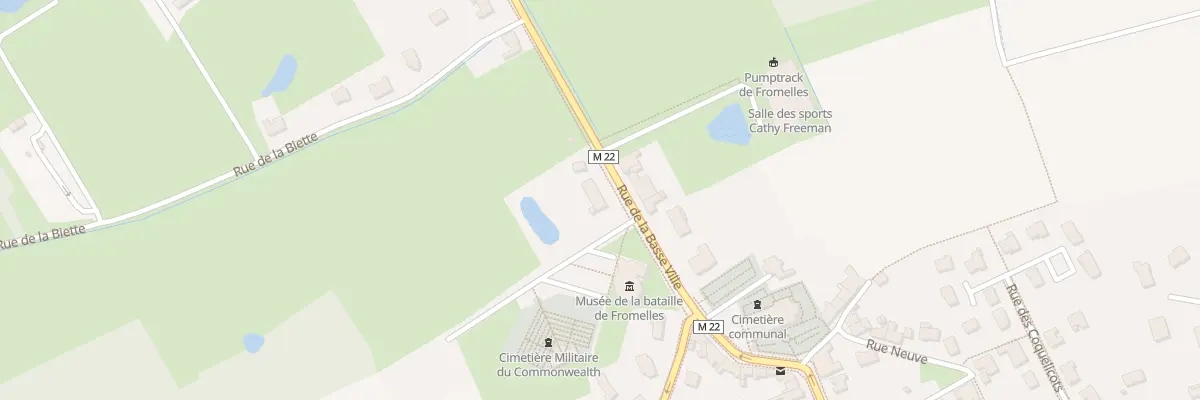 Plan du 2 Rue de la Basse Ville à Fromelles