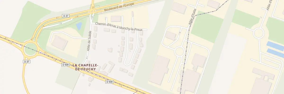 Plan du 14 Rue des Violettes à Feuchy