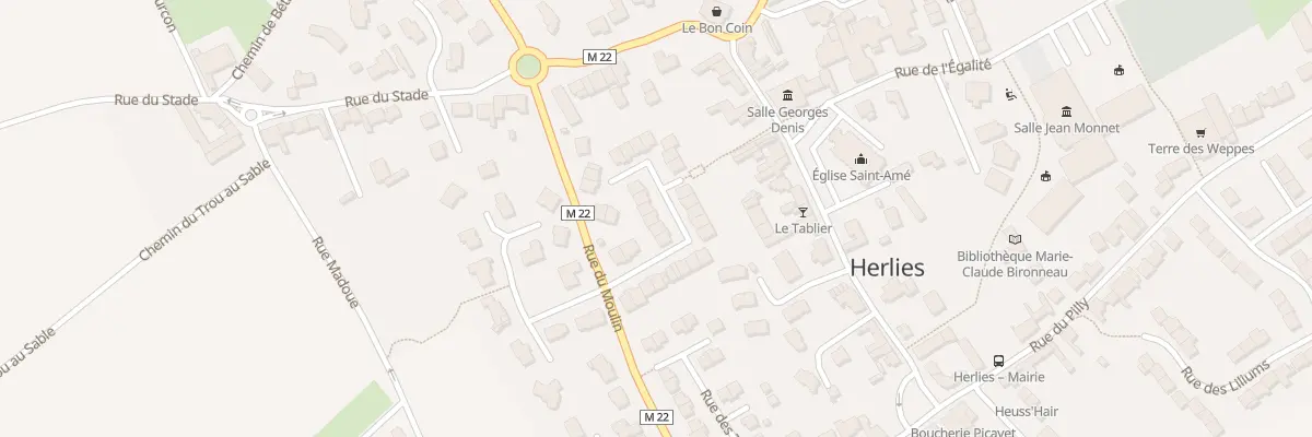 Plan du 9 Rue de Villemoine à Herlies