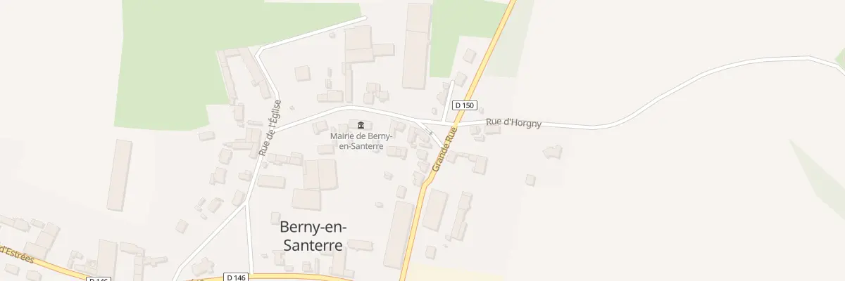 Plan du 16 Rue du 22 Eme Rmve à Berny-en-Santerre