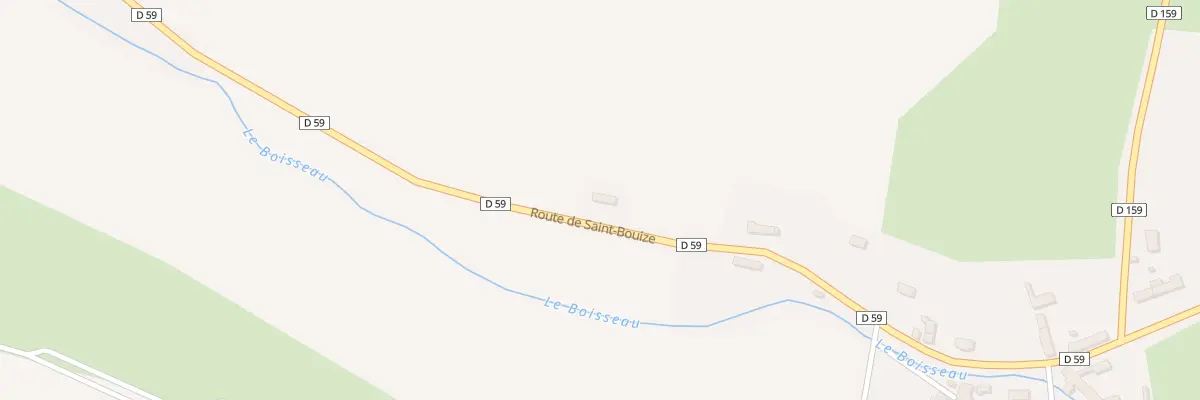 Plan du 85 Rte de St Bouize à Vinon
