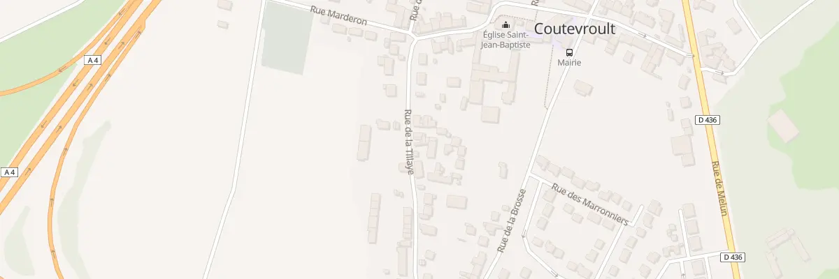 Plan du 13 Rue de la Tillaye à Coutevroult