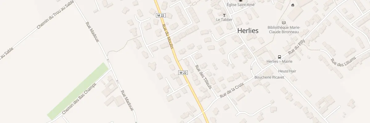 Plan du 13 Rue des Tilleuls à Herlies