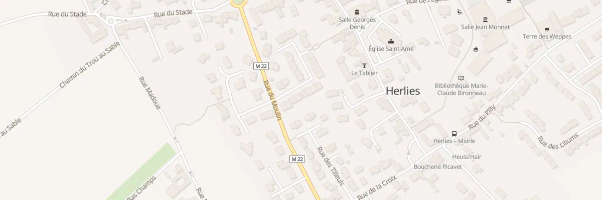 Plan du 8 Rue de Villemoine à Herlies