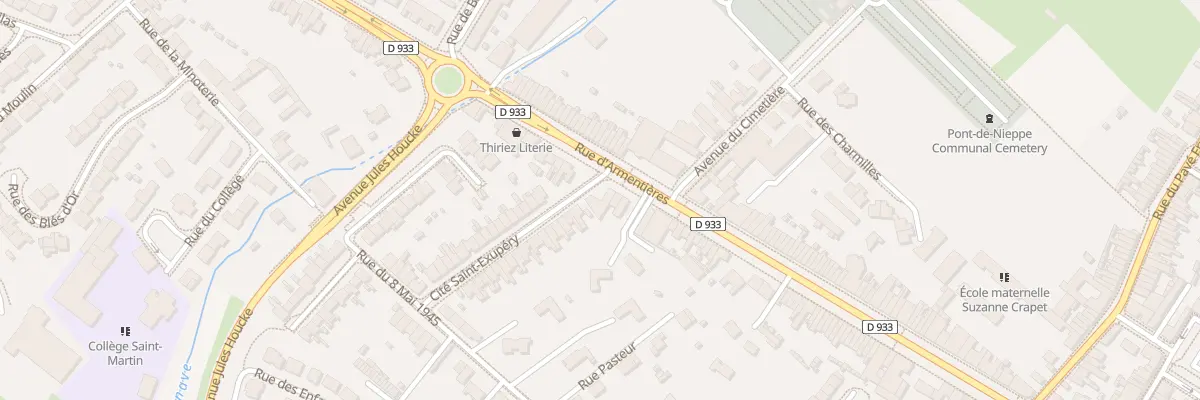 Plan du 1062 Rue d’Armentieres à Nieppe