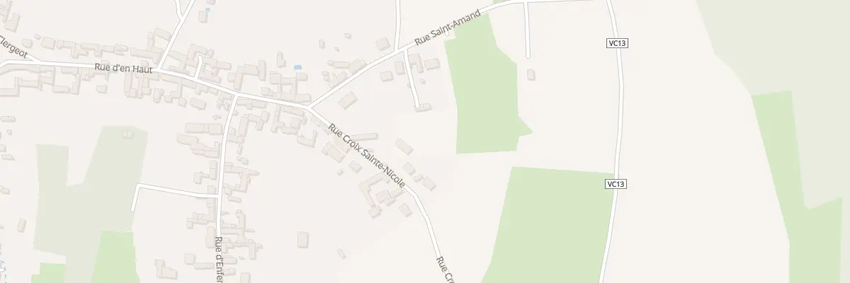 Plan du 76 Rue de la Croix Ste Nicole à Chevincourt