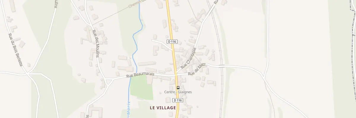 Plan du 4 Rue des Tonneliers à Glaignes