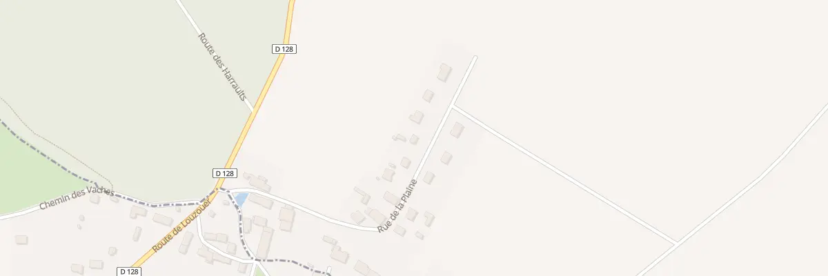 Plan du 311 Rue de la Plaine Les Harraults à Louzouer