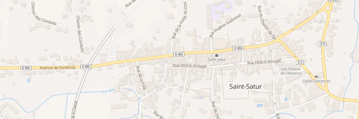 Plan du 83 Rue du Commerce à Saint-Satur