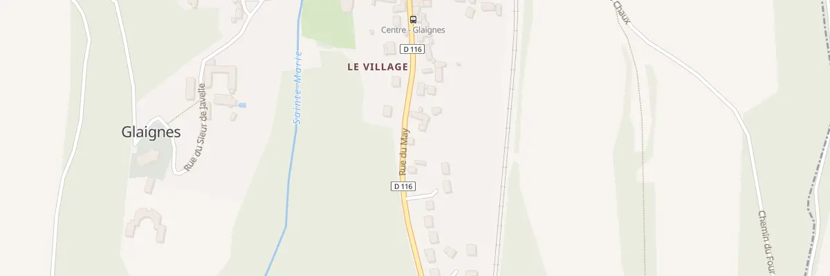 Plan du 17 Rue du May à Glaignes